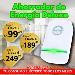 NUEVO AHORRADOR DE ENERGÍA DELUXE PROMO